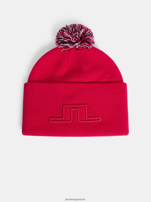 J.Lindeberg Women Grace Beanie Rose Red Accessory BXV8X41938