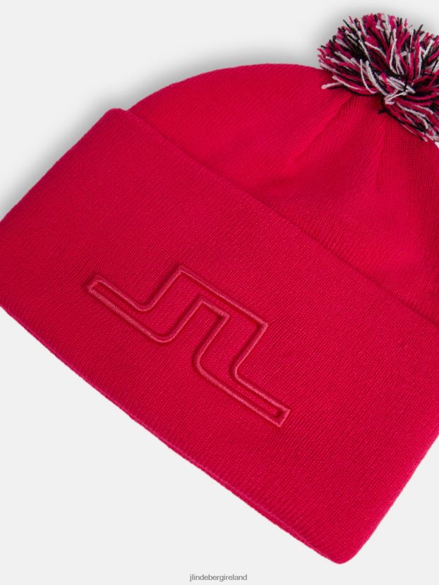 J.Lindeberg Women Grace Beanie Rose Red Accessory BXV8X41938