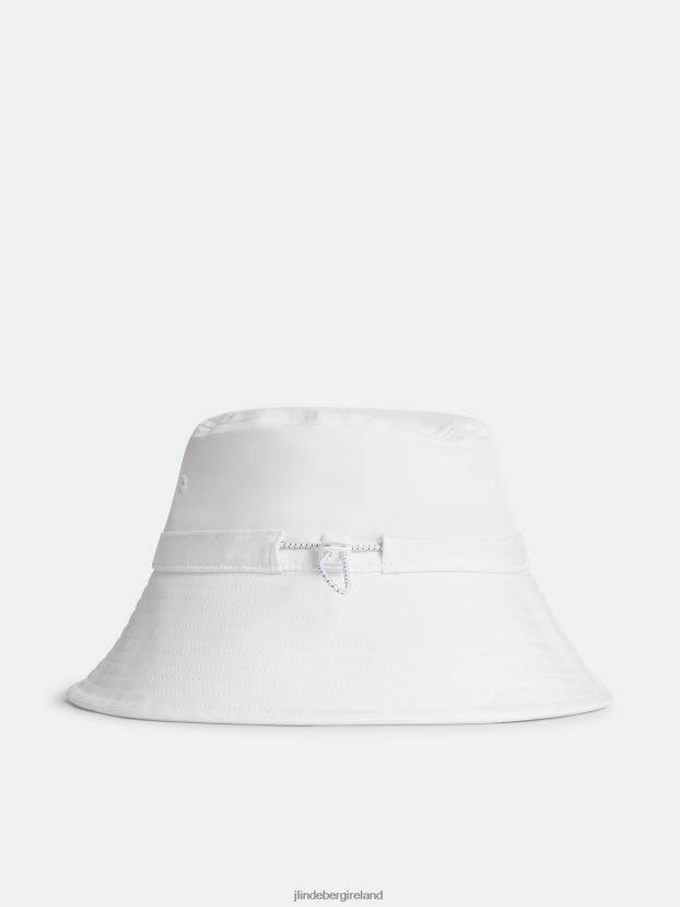 J.Lindeberg Women Siri Bucket Hat White Accessory BXV8X41956