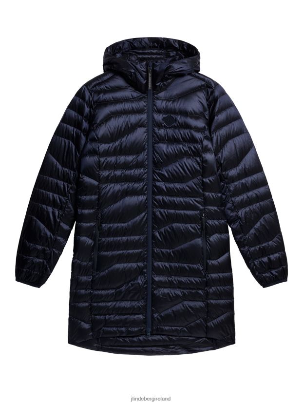 J.Lindeberg Women Cliff Light Down Parka Navy Clothing BXV8X41915 - Click Image to Close