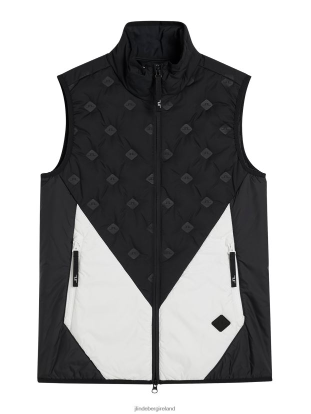 J.Lindeberg Women Rosetta Hybrid Vest Black Clothing BXV8X41921 - Click Image to Close