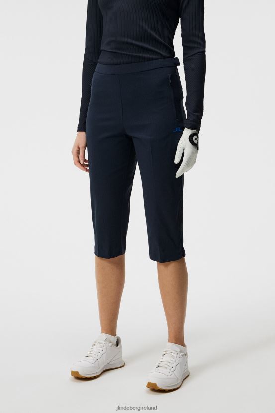 J.Lindeberg Women Dilara Capri Pant Navy Clothing BXV8X41738