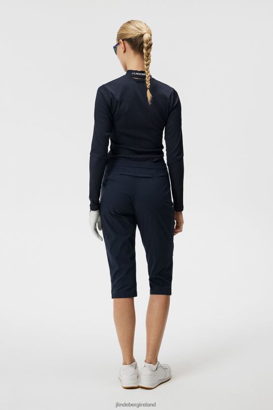 J.Lindeberg Women Dilara Capri Pant Navy Clothing BXV8X41738