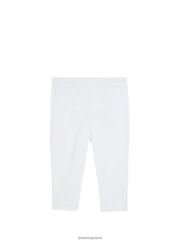 J.Lindeberg Women Dilara Capri Pant White Clothing BXV8X41739