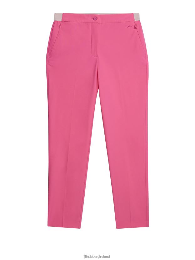 J.Lindeberg Women Elle Pant Azalea Pink Clothing BXV8X41717