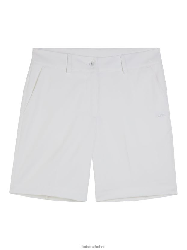 J.Lindeberg Women Gwen Long Shorts White Clothing BXV8X41748