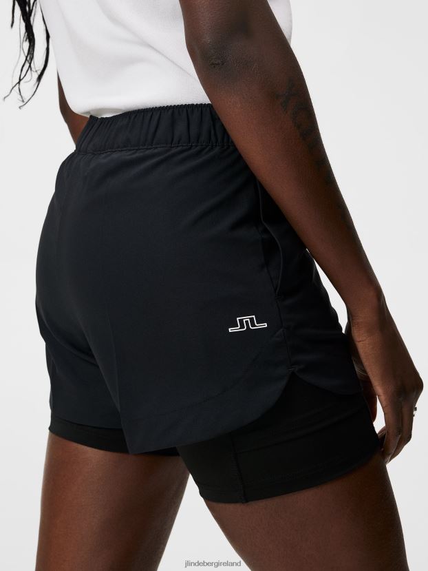 J.Lindeberg Women Mila Shorts Black Clothing BXV8X41718