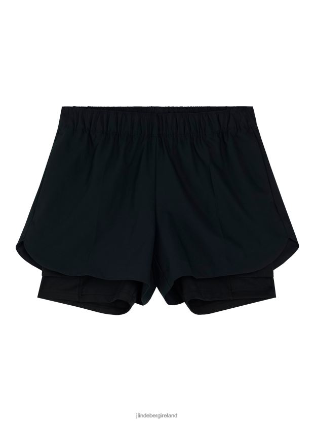 J.Lindeberg Women Mila Shorts Black Clothing BXV8X41718