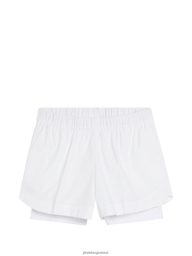 J.Lindeberg Women Mila Shorts White Clothing BXV8X41719