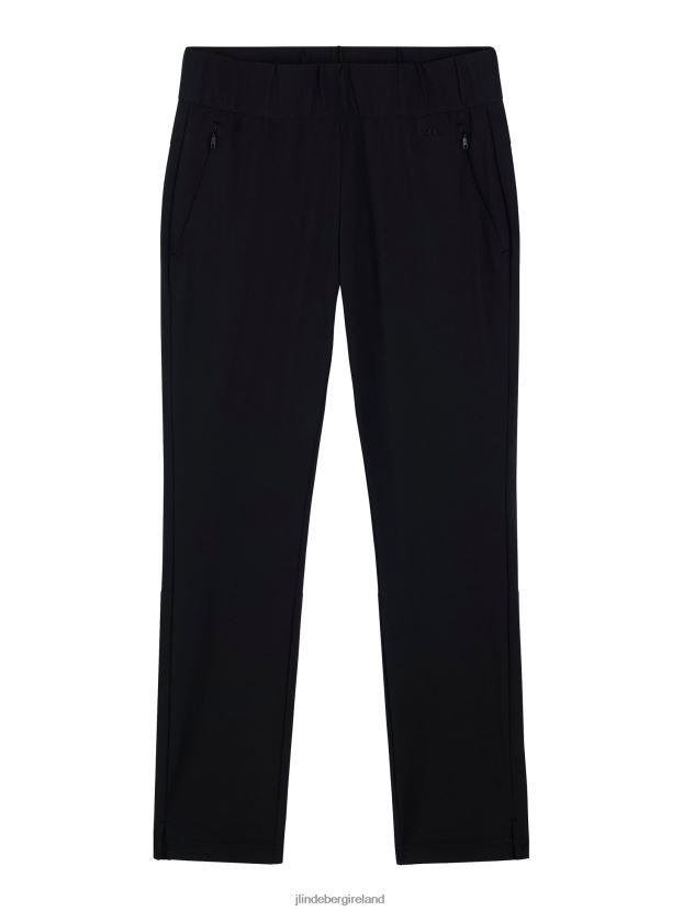 J.Lindeberg Women Nea Pull On Golf Pant Black Clothing BXV8X41752