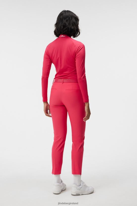 J.Lindeberg Women Pia Pant Rose Red Clothing BXV8X41703 - Click Image to Close