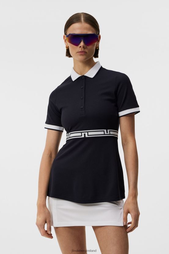 J.Lindeberg Women Belina Polo Navy Clothing BXV8X41450