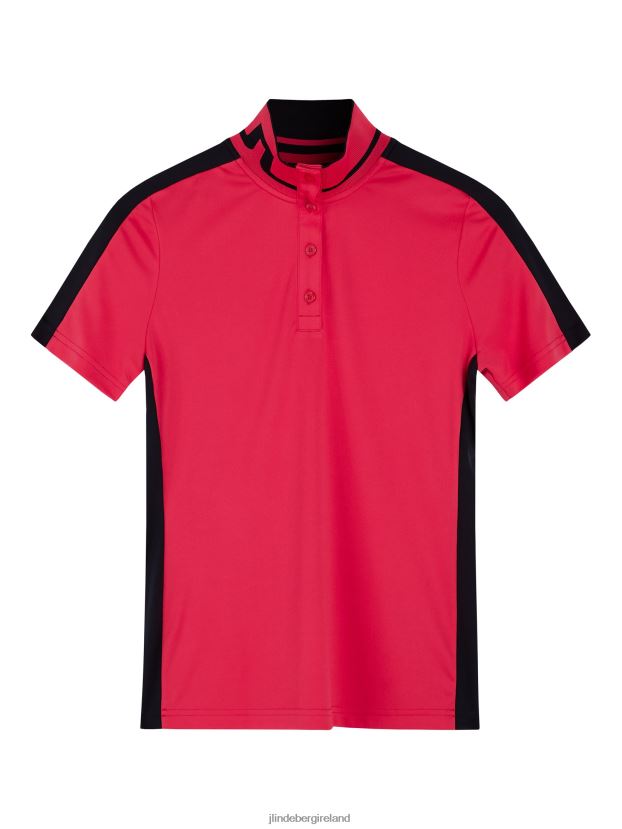 J.Lindeberg Women Pip Polo Azalea Clothing BXV8X41447