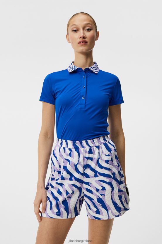 J.Lindeberg Women Tilda Polo Surf the Web Clothing BXV8X41388 - Click Image to Close