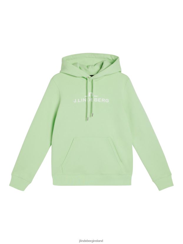 J.Lindeberg Women Alpha Hoodie Patina Green Clothing BXV8X41895