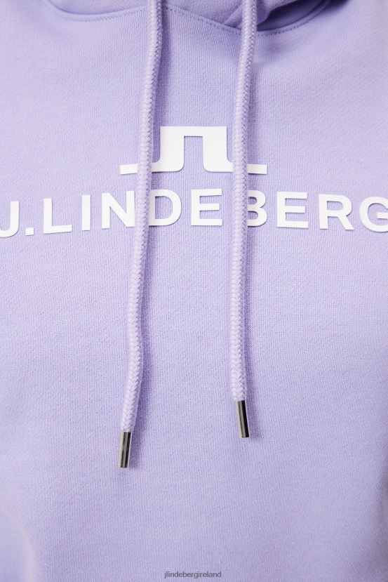 J.Lindeberg Women Alpha Hoodie Sweet Lavender Clothing BXV8X41792