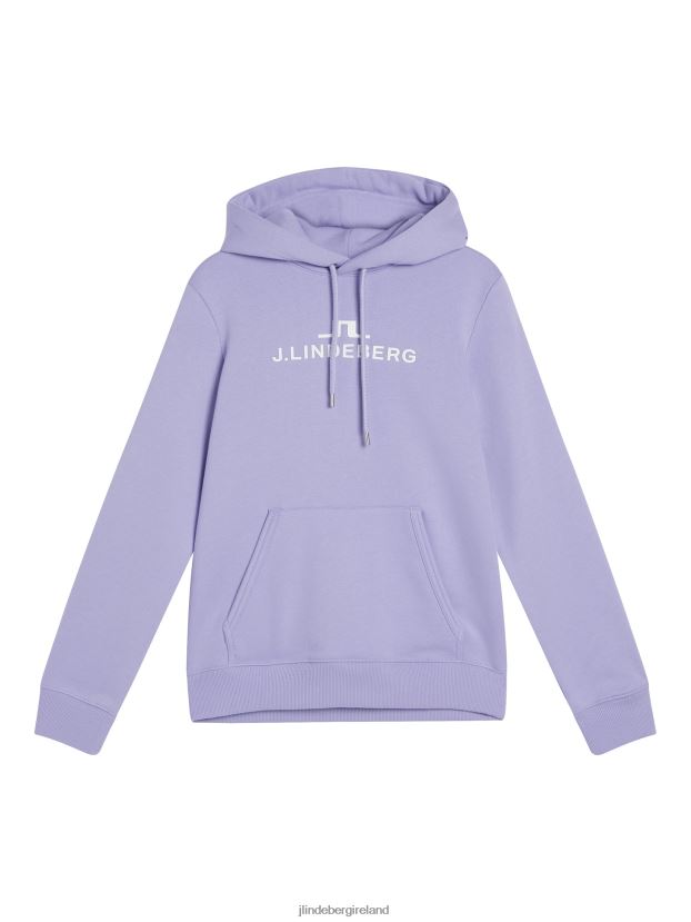 J.Lindeberg Women Alpha Hoodie Sweet Lavender Clothing BXV8X41792