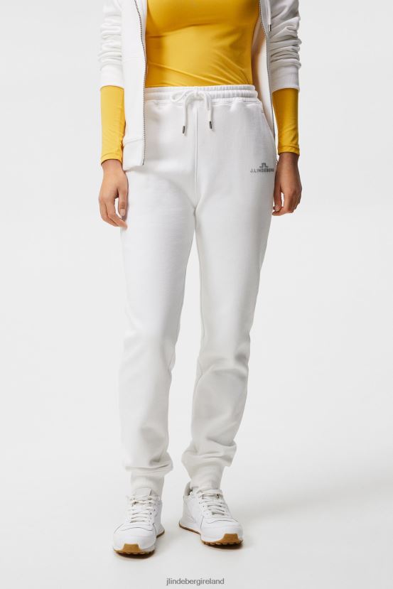 J.Lindeberg Women Alpha Sweatpant White Clothing BXV8X41892 - Click Image to Close