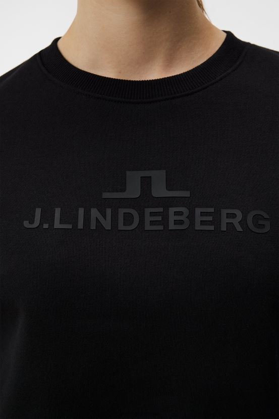 J.Lindeberg Women Alpha Sweatshirt Black Clothing BXV8X41789