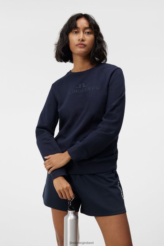 J.Lindeberg Women Alpha Sweatshirt Navy Clothing BXV8X41788 - Click Image to Close