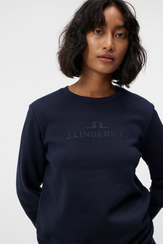 J.Lindeberg Women Alpha Sweatshirt Navy Clothing BXV8X41788