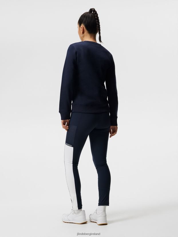 J.Lindeberg Women Alpha Sweatshirt Navy Clothing BXV8X41900 - Click Image to Close