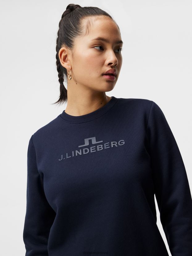 J.Lindeberg Women Alpha Sweatshirt Navy Clothing BXV8X41900