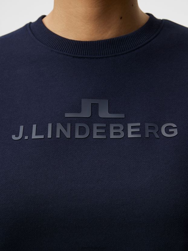 J.Lindeberg Women Alpha Sweatshirt Navy Clothing BXV8X41900