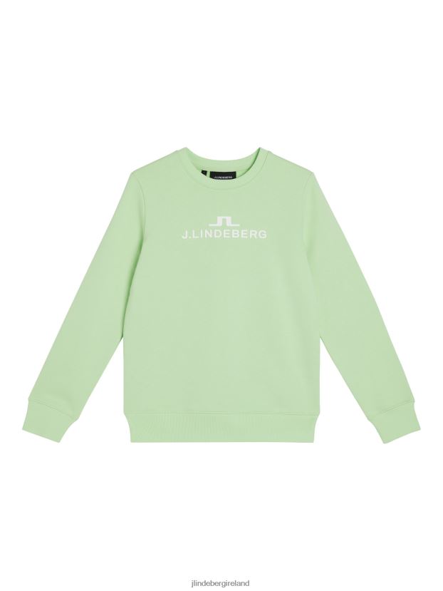 J.Lindeberg Women Alpha Sweatshirt Patina Green Clothing BXV8X41899