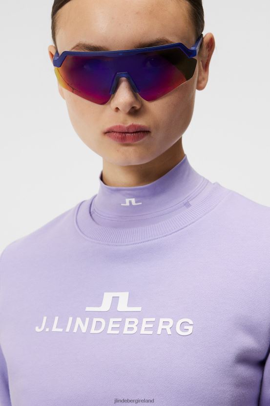 J.Lindeberg Women Alpha Sweatshirt Sweet Lavender Clothing BXV8X41787