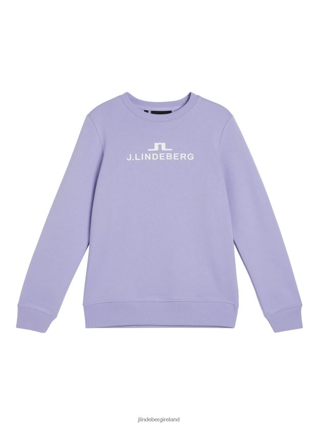 J.Lindeberg Women Alpha Sweatshirt Sweet Lavender Clothing BXV8X41787