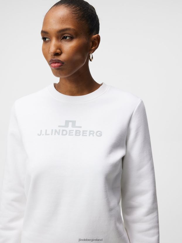 J.Lindeberg Women Alpha Sweatshirt White Clothing BXV8X41898