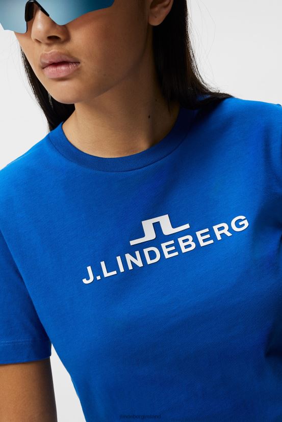 J.Lindeberg Women Alpha T-shirt Lapis Blue Clothing BXV8X41414