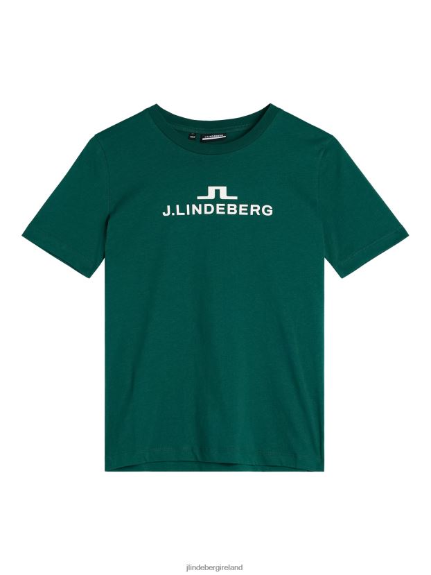 J.Lindeberg Women Alpha T-shirt Rain Forest Clothing BXV8X41412