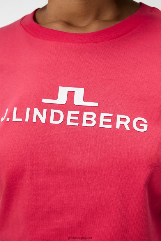 J.Lindeberg Women Alpha T-shirt Rose Red Clothing BXV8X41322