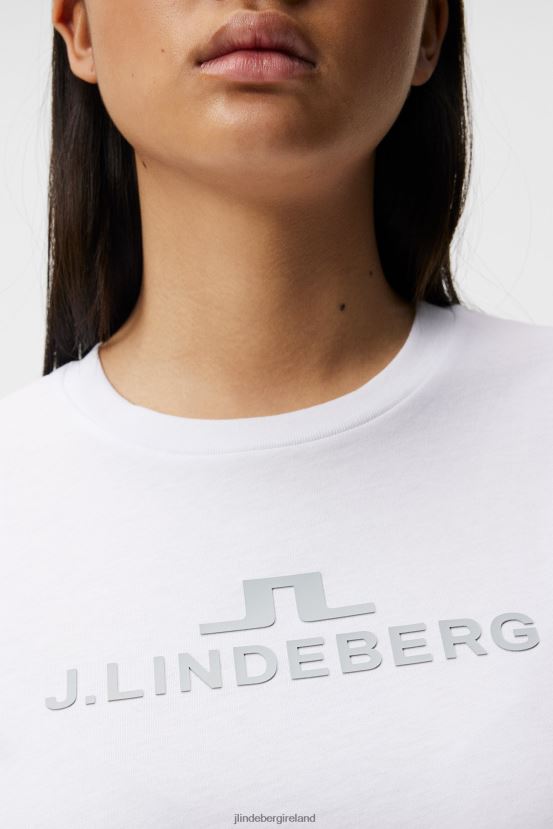 J.Lindeberg Women Alpha T-shirt White Clothing BXV8X41413