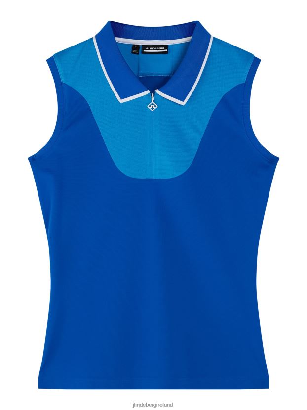 J.Lindeberg Women Annika Top Lapis Blue Clothing BXV8X41497