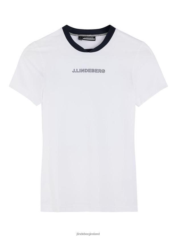 J.Lindeberg Women Meja Top White Clothing BXV8X41422