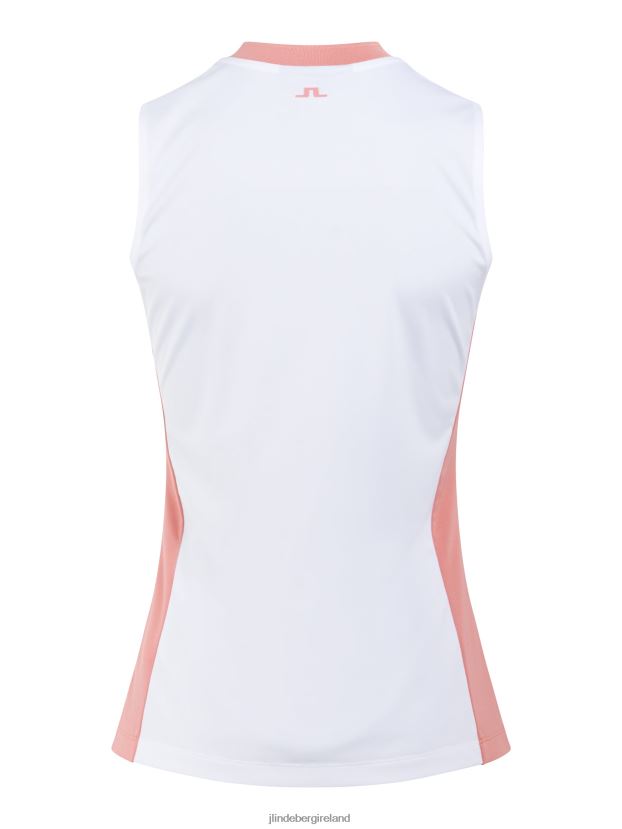 J.Lindeberg Women Meya Top Strawberry Ice Clothing BXV8X41548