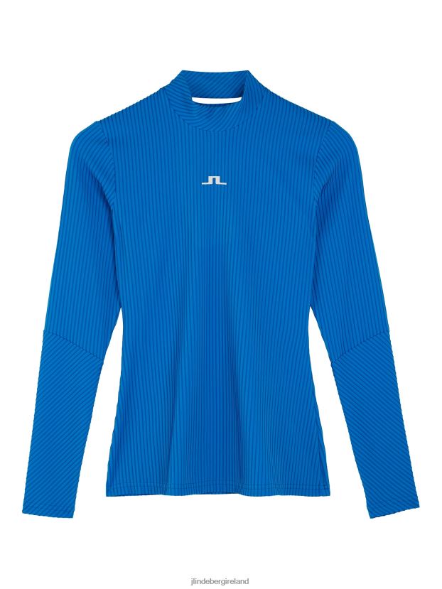 J.Lindeberg Women Peggy Top Brilliant Blue Clothing BXV8X41523