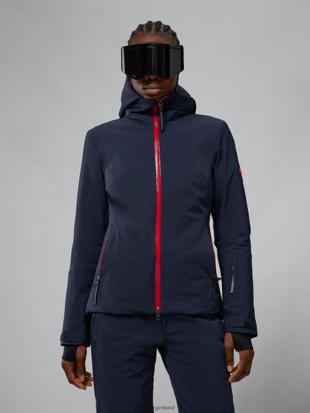 J.Lindeberg Women Halo Jacket Navy Clothing BXV8X42046 - Click Image to Close