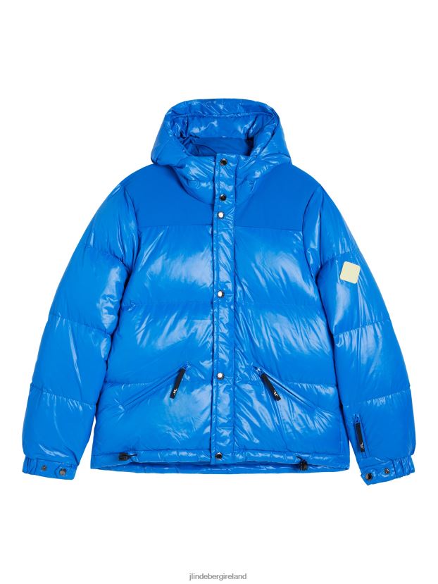 J.Lindeberg Women Solar Down Jacket Nautical Blue Clothing BXV8X42038