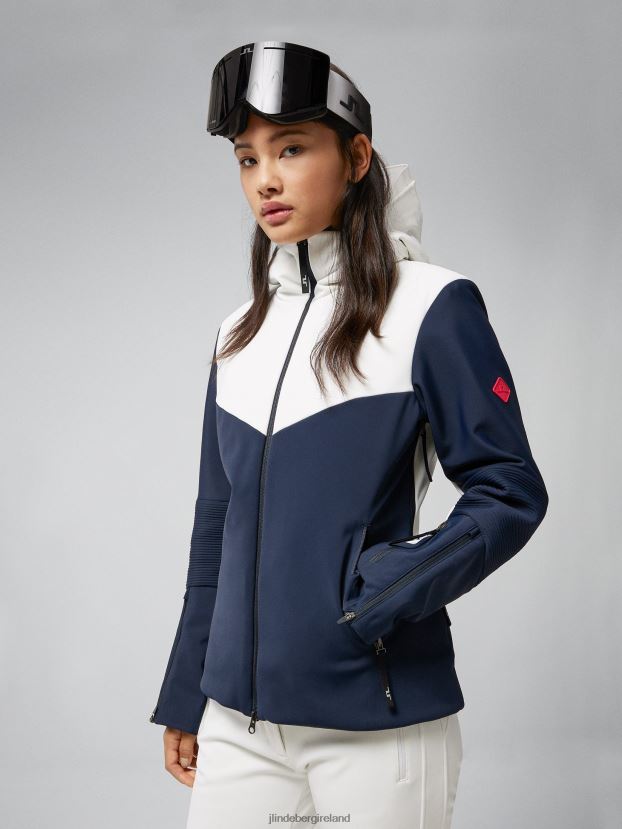 J.Lindeberg Women Stanford Hybrid Jacket Navy Clothing BXV8X42042