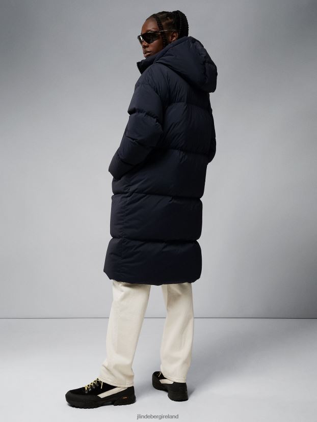 J.Lindeberg Women Sydney Down Parka Navy Clothing BXV8X42048 - Click Image to Close