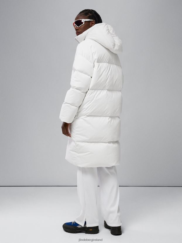 J.Lindeberg Women Sydney Down Parka White Clothing BXV8X42050 - Click Image to Close