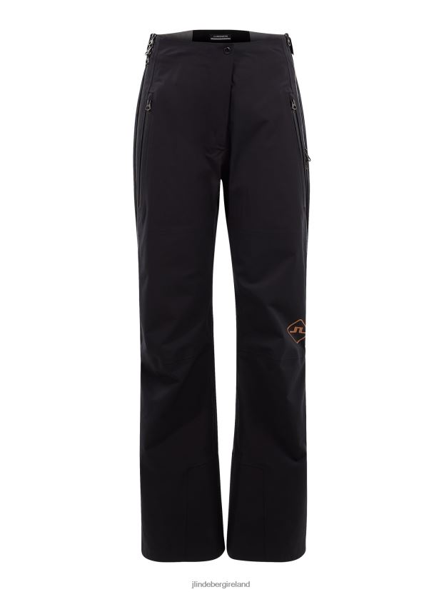 J.Lindeberg Women Aerial Shell Pant Black Clothing BXV8X42061