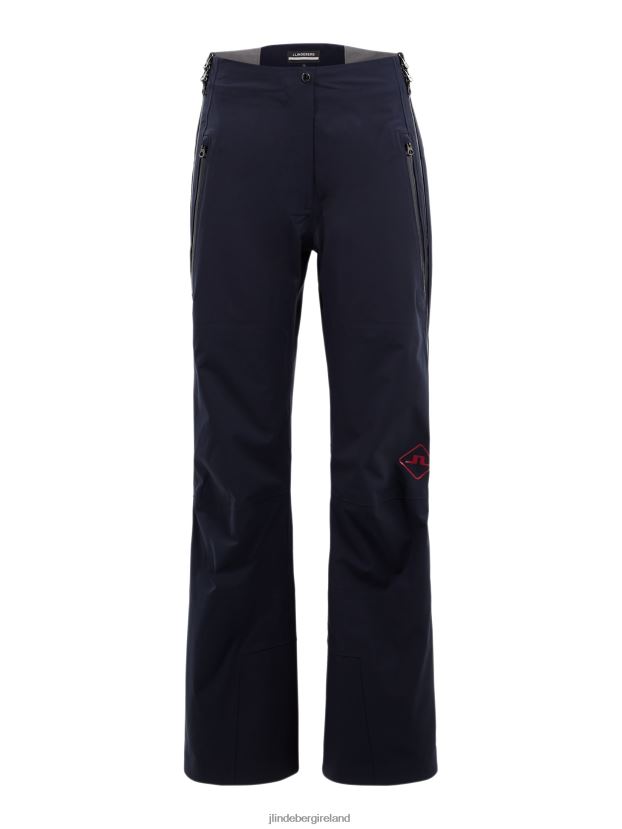 J.Lindeberg Women Aerial Shell Pant Navy Clothing BXV8X42060